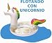Imagen de Anillo de natación inflable de unicornio