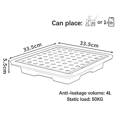 Bandeja modular para la prevención de fugas de alta densidad 2