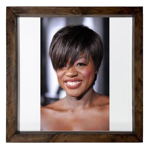 Boss Hog Viola Davis - 12X12 Full Color Photo Sign with Wood Frame PTR #G336066