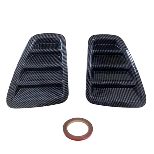 Cubierta de luz trasera para Fiat 500 y Abarth 595 695 2016-2024 en aspecto de carbono 2 uds