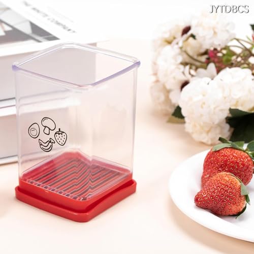 Speed Slicer with Push Plate | Manual Food Chopper | Stainless Steel Food Choppers and Dicers | Portable Fruit Vegetable Cup Slicer Kitchen Gadgets, Dishwasher Safe - Image 6