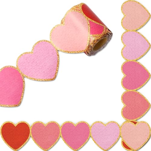 Whaline Gold-Edge Heart Borders