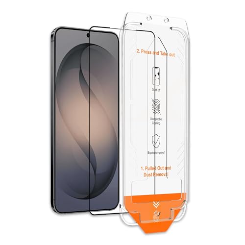 Image of DailyObjects ZeroBubble QwikInstall Privacy Screen Protector with Applicator Tray | Compatible with Samsung Galaxy S26