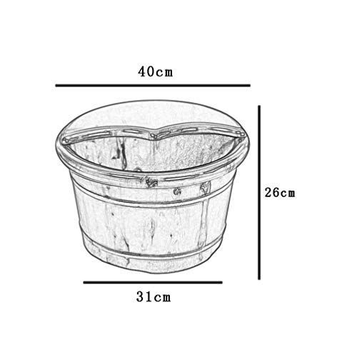 Cubeta de Madera para Baño de Pies, Spa Relax miniatura 2