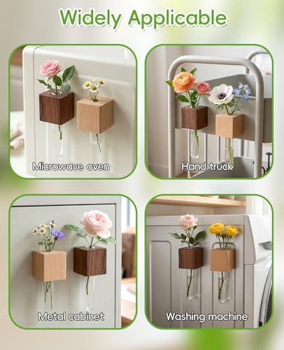 Set de 4 imanes decorativos de jarrones miniatura para refrigerador miniatura 6
