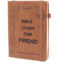 Yelakey Bible Study Journal Adult 90-Day Guided Christian Devotional Notebook for Reflection, Prayer & Scripture Notes, Leather Bible Study Planner Gift for Friend, Church or Daily Faith Journaling