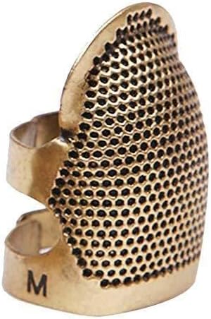 CUIKOSAER Copper Thimble Finger Protector Antique Gold Copper Needle Handworking Sewing Protector Sewing Accessories Metal Stitching Tools