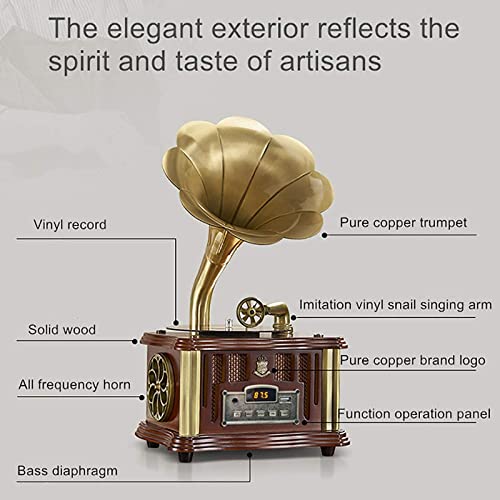 Tourne-Disque Gramophone rétro avec Haut-parleurs sans Fil, Lecteur/Radio FM/USB, Bluetooth 4.2 Chaque Famille - Les Beatles, Paul McCartney, John Lennon, RIngo Starr, George Harrison Tourne-Disque Gramophone rétro avec Haut-parleurs sans Fil, Lecteur/Radio FM/USB, Bluetooth 4.2 Chaque Famille – Image 5