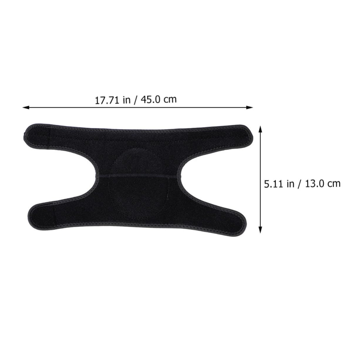 Healifty 1 Pair Knee Pads for Collision Avoidance with Comfortable Sponge Material and Sweat-absorption, Anti-skid Support Pads Suitable for Fitness and Running in Black
