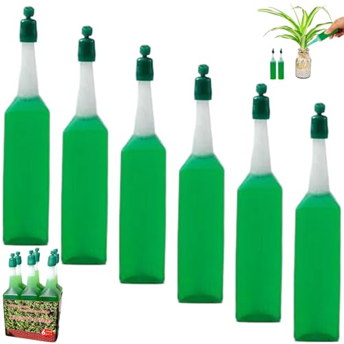 Liquid Fertilizer, 6Pcs Indoor Plant Fertilizer, Flowers Plant Universal Liquid for Improving Growth, Nutritious Solution, Perfect for Gardener, 38ml, Gardening Supplies