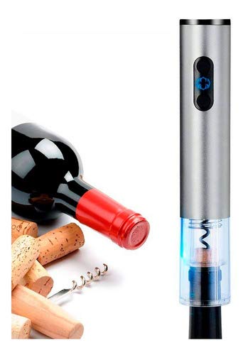 Kit Abridor Vinho Saca Rolha Automático 4 Peças Elétrico
