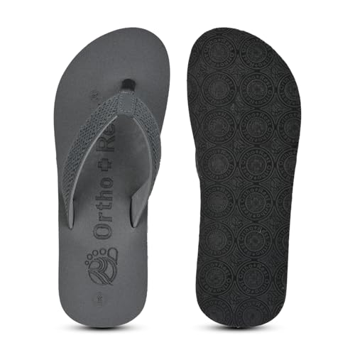 Image of Ortho + Rest Women's Flip Flops | Slippers for Women | Orthopedic Lightweight Comfortable Flat Casual Stylish Dr Chappals and House Flip flops For Ladies and Girl's