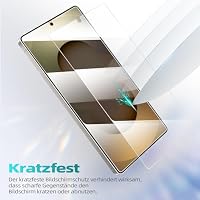 XVCGYK 3 Stück für Samsung Galaxy S25 Ultra für Panzerglas, Frei von Kratzern, 0.25mm Ultra-klar, Fingerabdruck ID Kompatibel, 9H Härte, Ultrabeständig, HD Displayschutzfolie – Ansicht 6