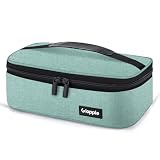 Gloppie Borsa per Il Pranzo, Piccola Borsa Termica - Facile Da Pulire, Mini Borsa Frigo Picnic - Riutilizzabile, Portatili Borsa Portaoggetti di Grande Capacità per Uomini, Donne, Bambini Verde