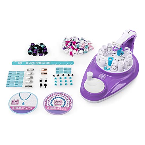Cool Maker, KumiKreator Bead & Braider Friendship Necklace and Bracelet Making Kit, Arts & Crafts Kids Toys for Girls Ages 8 and up