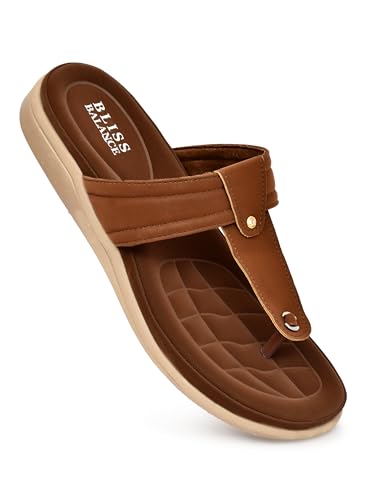 Image of Extra Soft Women's Comfortable Highcushioned Doctor Slippers|Flip-Flops Fashionable Casual & Stylish|Lightweight & Breathable Chappals|Outdoor Sandals Ladies&GirlsBB928
