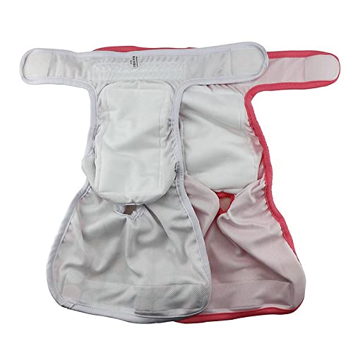 Image of Nappies for Pets Washable Female Dog Diapers(7 Pack), Comfort Reusable Doggy Diapers(Style A, S)
