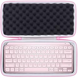 co2CREA Logitech MX Keyboard Case استبدال لوحة المفاتيح اللاسلكية المضيئة المتقدمة Logitech MX Keys (Case for MX Keys Mini Keyboard، Rose Case)