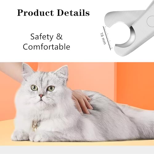 YTRUOYI 2 PCS Pet Nail Clippers Professional Dog Nail Clippers Dog Nail File Heavy Duty Stainless Steel Dog Nail Trimmer for Dogs and Cats - Thumbnail 4