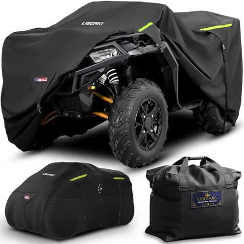 LI LIBZAKI 600D ATV Cover Waterproof Heavy Duty Trailerable