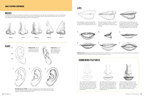 Image of Drawing: Faces & Features: Learn to draw step by step
