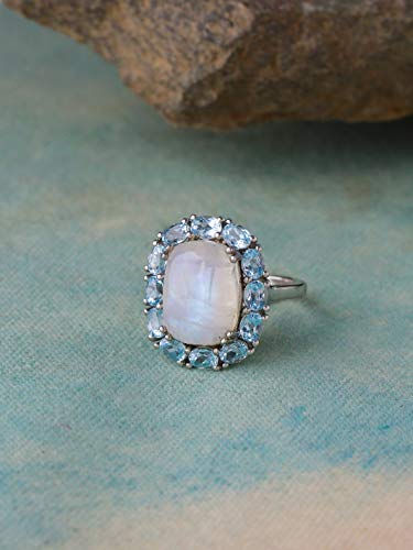 Encuentra la mejor selección de Anillo piedra luna los diez mejores. 12 Imagen adicional