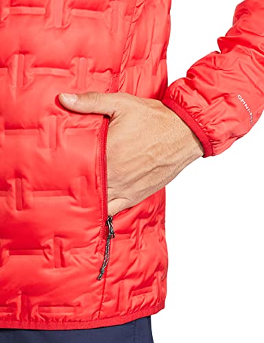 Image of Columbia Mens Delta Ridge Down Jacket, Mountain Red, XL