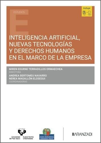 Portada de Inteligencia artificial, nuevas tecnologías y derechos humanos en el marco de la empresa