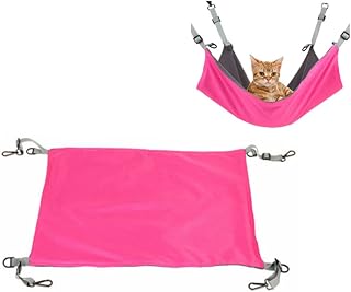BELLIFFY Hamaca para Gatos Nido para Dormir para Gatos Cama para Gatos de Interior Impermeable Mullida Y Cálida Color Rosa