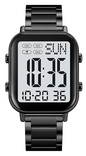 Montre numérique carrée Gosasa homme montre de sport étanche lumineuse