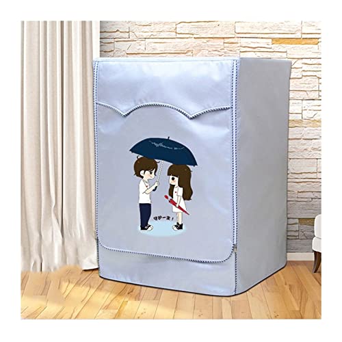 Washing Machine Cover Washer/Dryer Cover - Cover for Washing Machine Silver Waterproof Washer Cover Drum Machine Sunscreen Home Dust Cover for Home Appliances