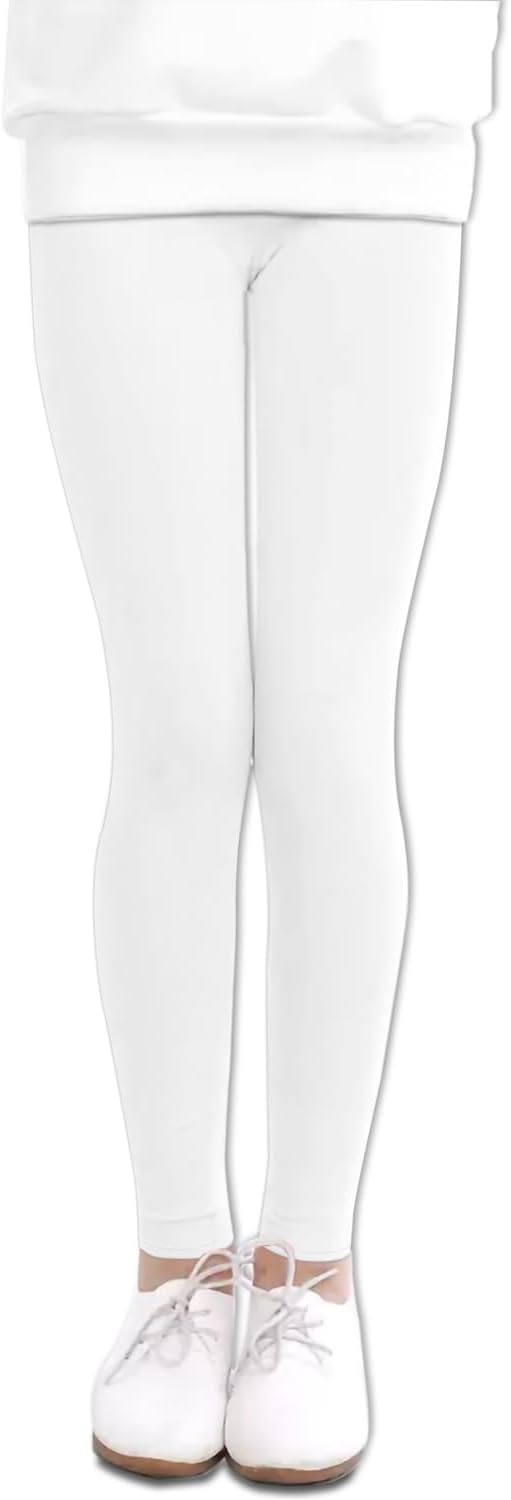 LUOUSE Girls' Leggings Full Length Comfy Pants Trousers 4-13 Years - Image 6