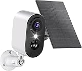 PESAIR 2K Überwachungskamera Aussen Akku/Solar - Kamera Überwachung Aussen WLAN mit Farbige Nachtsicht, Kabellose Überwachungskamera außen/innen, PIR-Bewegungserkennung, IP66, 2,4 GHz
