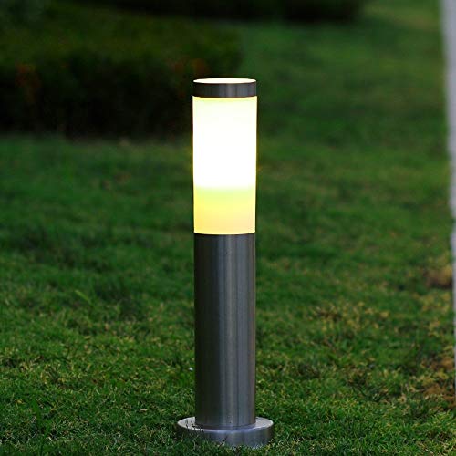Lampe de jardin extérieure E27 pilier étanche pour éclairage parc public