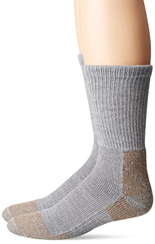 Fox River Steel Toe Crew Cut Work Socks for Men and Women 2 Pack Heavyweight Boot Socks with Moisture Wicking Fabric