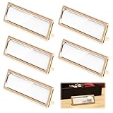TVETE 値札スタンド プライスプレート 5個セット アルミニウム合金 金属 高級 おしゃれ 価格表示 斜めデザイン 見やすい プライスカード プライスキューブ ゴールド 店舗用 ディスプレイ 価格展示ブランド 化粧品 眼鏡 ワイン 高級商品の値札
