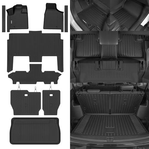 Naibeve Floor Mats for 2011-2021 Grand Caravan 7 Seats