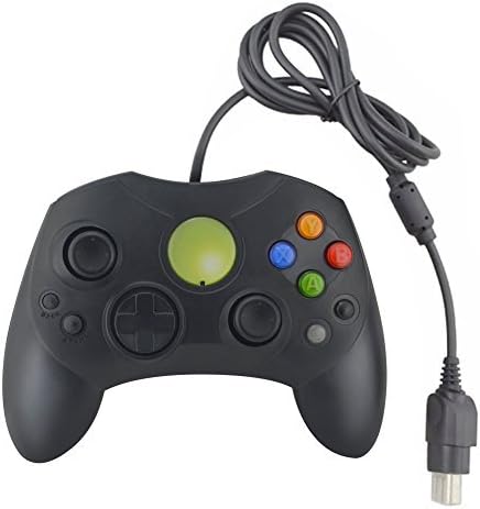 ARCHE Classic Wired Controller Gamepad for Xbox S Type Console, Old Generateion Xbox Console Video Game (1 Black)