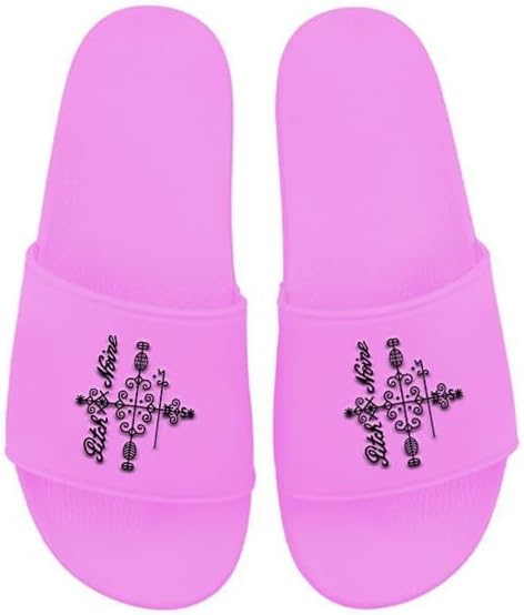 Pitch Noire - Papa Legba Classic Slides, Casual Comfort Sandals