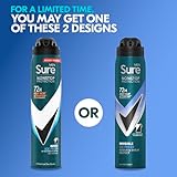 Sure Men Nonstop Protection Invisible Ice Fresh Deodorant Body Spray Antiperspirant with body heat activated technology for 72 hour odour and sweat protection 250 ml - Image 6