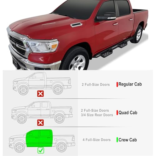 Estribos running boards HD Ridez estilo Drop Down para Ram 1500 miniatura 4