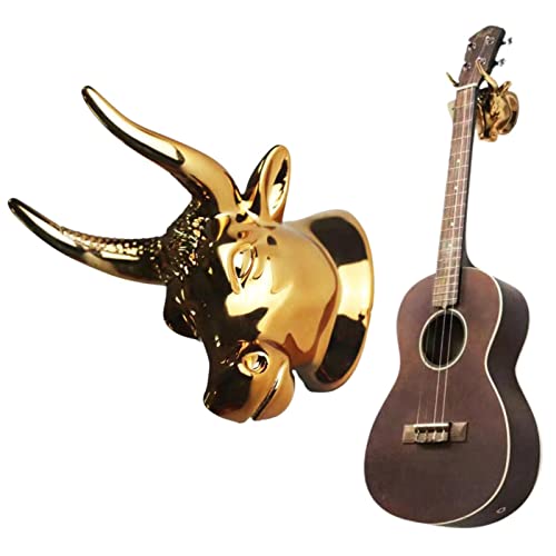 Niktule Support Mural pour Guitare | Guitare d’art Mur tête Taureau d’or | Le présentoir Guitare s’adapte à Toutes Les Tailles pour Guitare électrique Banjo Mandoline ukulélé - Les Beatles, Paul McCartney, John Lennon, RIngo Starr, George Harrison Niktule Support Mural pour Guitare | Guitare d'art Mur tête Taureau d'or | Le présentoir Guitare s'adapte à Toutes Les Tailles pour Guitare électrique Banjo Mandoline ukulélé