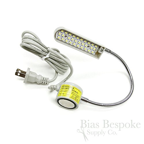 30 Led Sewing Light With Magnetic Base & 110V Plug, 1 Piece #TOP28