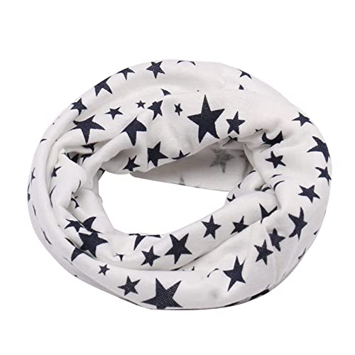 Scarf Child Kids Winter Warm Cotton Snood Scarf Shawl Boys Girls Neck Warm Neckerchief (Color: 7) (7) (White)