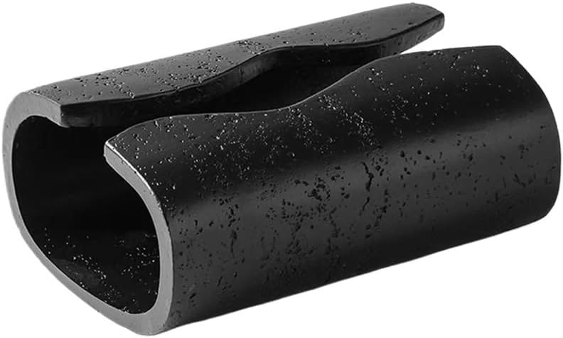 Design élégant et minimaliste de boîte à mouchoirs moderne noire