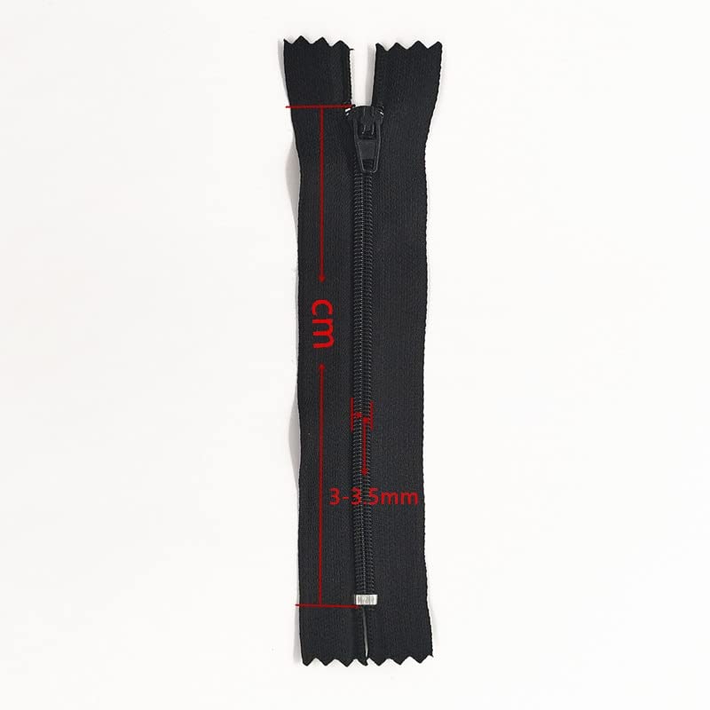 Reißverschlüsse 3# 7. 0cm-100. cm Geschlossener Nylon-Spulen-Reißverschluss Geeignet for Taschen und Kleidung (50/100 stücke) (Color : Light Purple, Größe : 90cm)