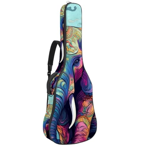 Housse de guitare 101,6 cm imperméable et grand sac acoustique imprimé