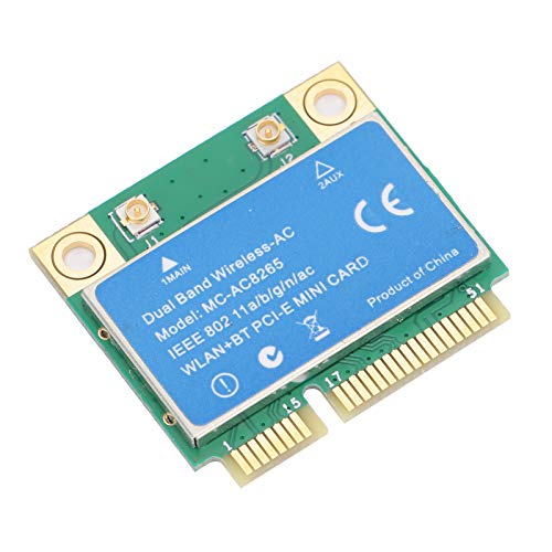 VBESTLIFE MINI PCI-E Card,1200M 2.4GHz/5GHz Dual Band Wireless Network Card,for Intel 8265 Chip,Support 802.11a/b/g/n/AC - Image 4