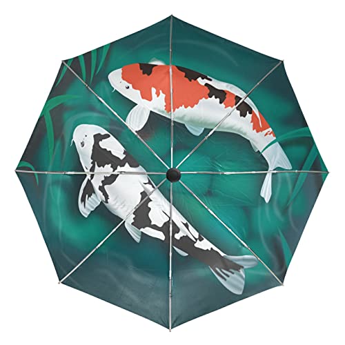 Parapluie automatique anti-UV et coupe-vent pour femme et fille