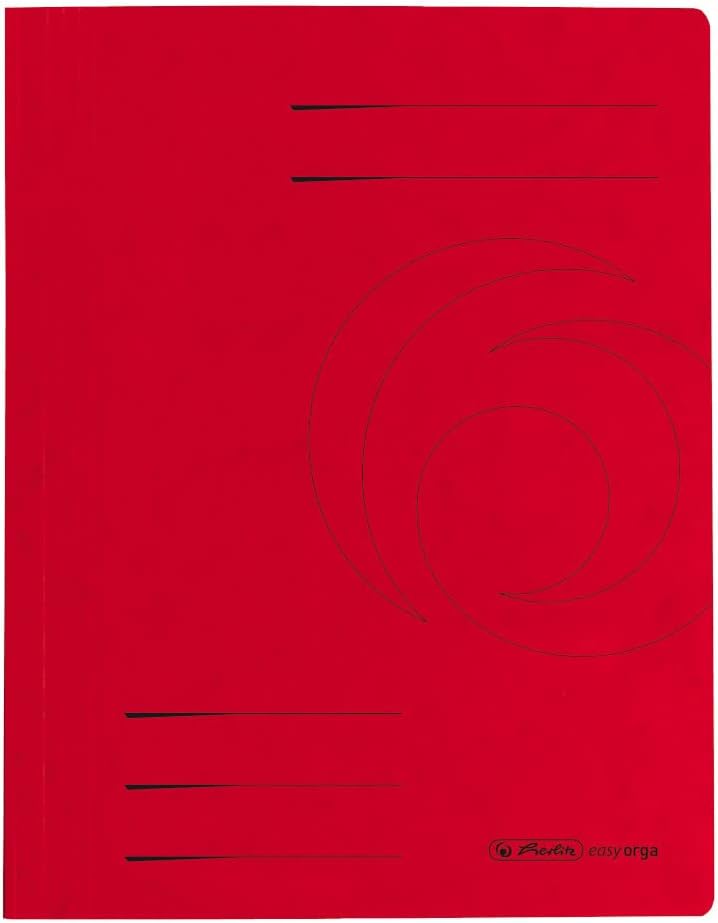 Herlitz A4 Colorspan Flat File - Assorted Colours (10 Pieces)